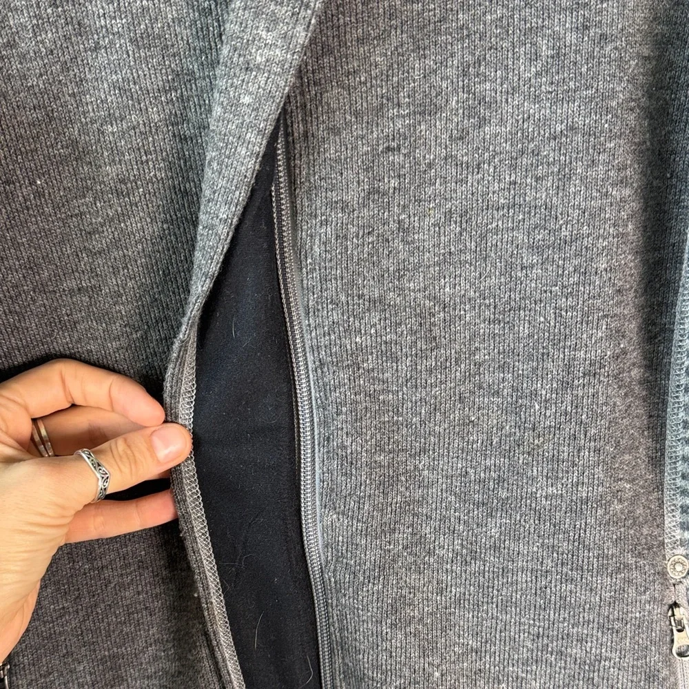 prAna Women’s Gray‎ Wool Blend Hooded Jacket Size Small